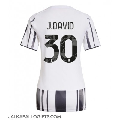 Juventus Jonathan David #30 Kotipaita Naiset 2025-26 Lyhythihainen Juventus Jonathan David #30 Kotipaita Naiset 2025-26 Lyhythihainen